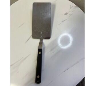 Flint Stainless Vanadium USA Spatula Metal Griddle Turner Black Handle